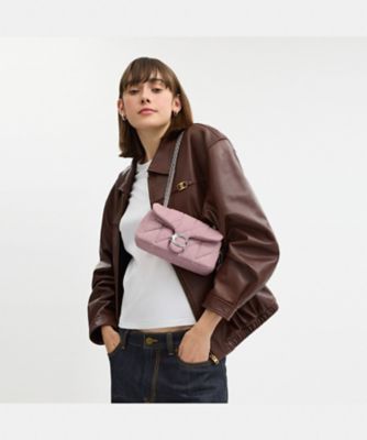 【Coach】キルティング デニム タビー ショルダーバッグ20 Coach】キルティング デニム タビー ショルダーバッグ20 (Coach